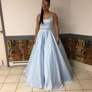 Elegant Blue Evening Gown